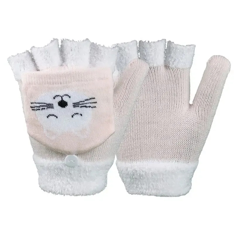 Fingerless Acrylic Jacquard Gloves with Hood Cover.webp (1)